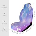 thumbnail image 2 of Snowflakes on Pastel Background Car Seat Covers,Universal Auto Front Seats Protector Fits for Car,SUV Sedan,Truck, 2 of 6