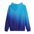 thumbnail image 3 of Kaemgyyd Women's Casual Hoodies Crewneck Lightweight Long Sleeve Sweatshirt Trendy Gradient Pullover Tops with Pockets, 3 of 4