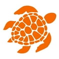 thumbnail image 1 of Sea Turtle Vinyl Transfer Decal Sticker for Laptop/Car/Truck/Window/Bumper (Matte Orange, 3in [3-Pack]), 1 of 4