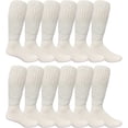 thumbnail image 5 of Yacht & Smith 12 Pairs Men's Cotton Extra Heavy Slouch Socks, Boot Sock, Bulk Thick Socks, 5 of 5