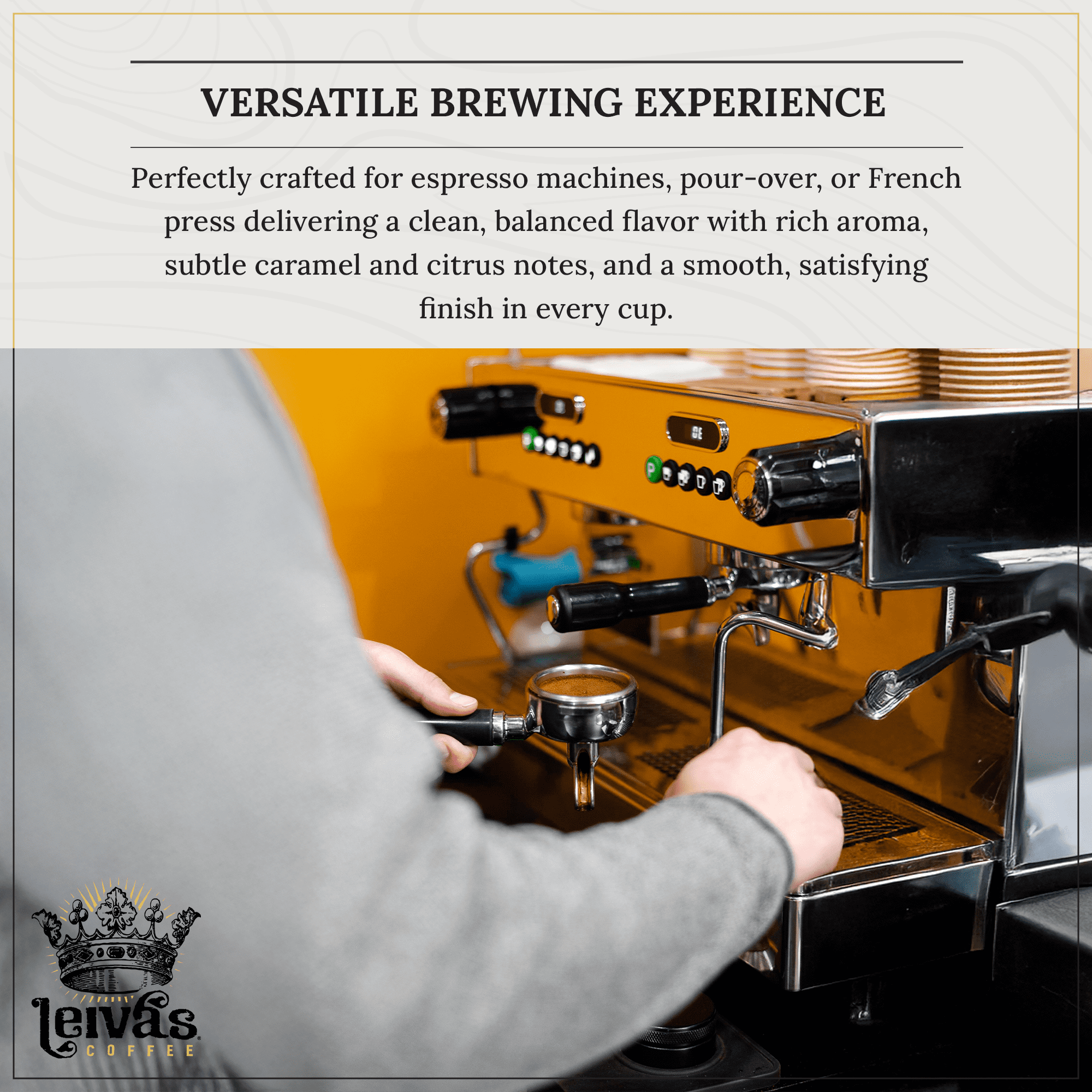 Leiva’s Ground Blonde Espresso (8oz), Roasted to Order, Micro-Lot Guatemalan Beans – El Capitan Elijah Espresso Coffee Ground w/ Floral, Citrus & Caramel Notes - Low Acidity Blonde Roast 2 Pack