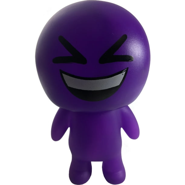 Ri Novelty Purple Laughing Emoticon Emoji Squeaky Squeeze Figure Relief Toy Walmart Com Walmart Com