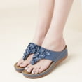 thumbnail image 5 of Ablanczoom Sandals Women Dressy Slippers Comfortable Wedge Platform Flip Flops for Shoes, 5 of 6