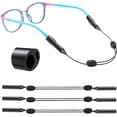 thumbnail image 1 of Sangle de Lunettes pour Enfants (8-12 Pouces), 3 Pcs Sangle de Lunettes de Sport pour Enfants Jeunes Sangle de Lunettes Bande de Lunettes de Soleil Support de Lunettes, 1 of 5