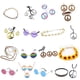 thumbnail image 4 of Accesorios para disfraces, amuletos pacíficos, pendientes coloridos para fiesta de Halloween, juego de pendientes para fiesta, tocados, 4 of 6