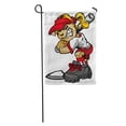 thumbnail image 1 of SIDONKU Mascot Fast Pitch Softball Girl Cartoon Player Bat Ball Fastpitch Batter Garden Flag Decorative Flag House Banner 12x18 inch, 1 of 2