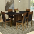 thumbnail image 2 of Juego de Comedor Mesa con 6 Sillas Madesa Augusta Negro/Marrón, 2 of 10