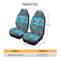 thumbnail image 2 of FOR U DESIGNS Boho Mandala Hummingbird Pattern Seat Covers for Cars Breathable 2 Pcs Front Seats Only Lightweight Universal Bucket Seat Covers Protector Fit for Automotive Truck SUV, 2 of 7