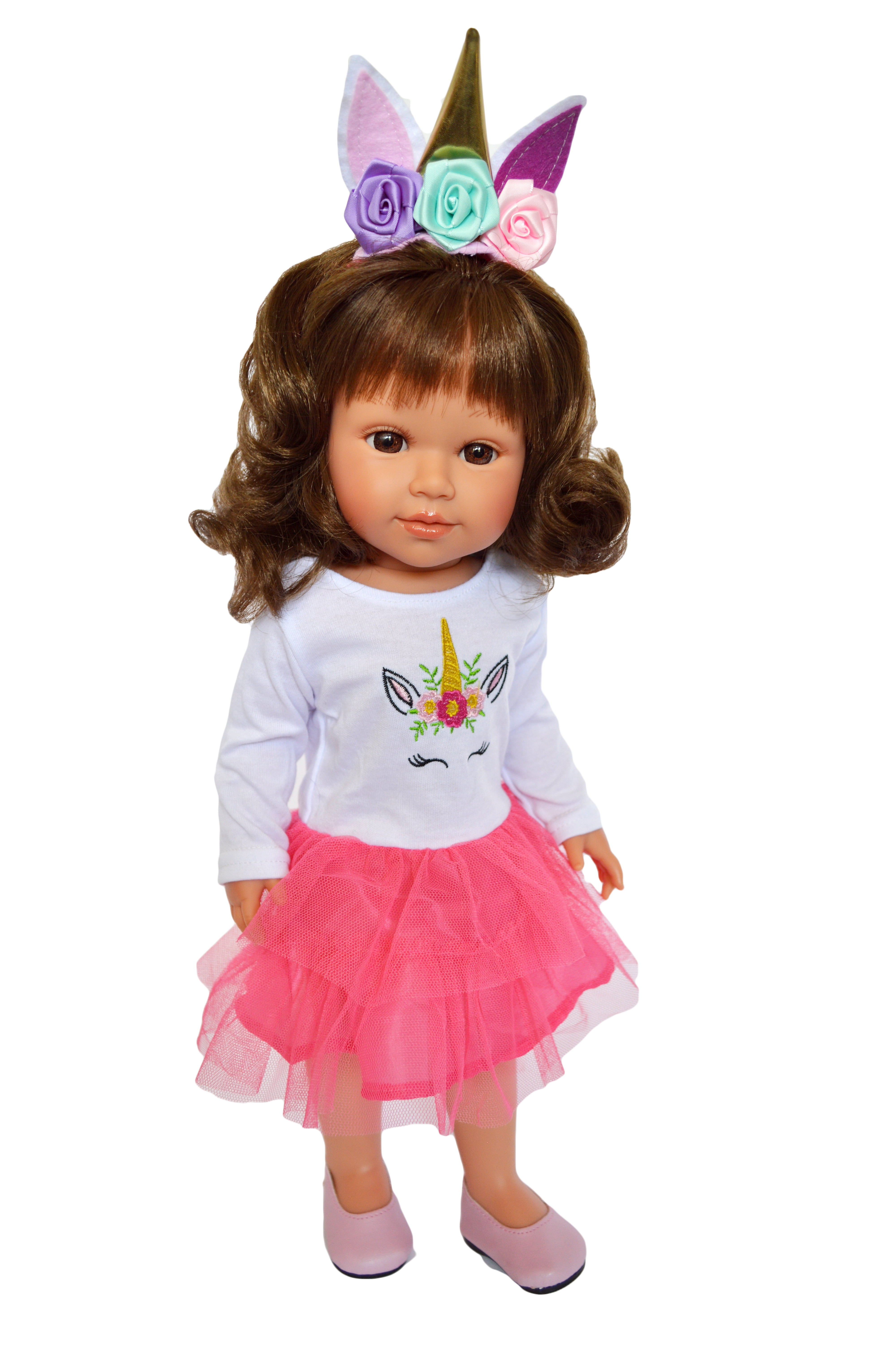 MBD® Pink Unicorn Outfit Fits 18 Inch Dolls- 18 Inch Doll Clothes