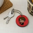 thumbnail image 2 of Harry Potter Cute Chibi Character Wood Wooden Round Keychain Key Chain Ring, 2 of 5