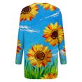 thumbnail image 4 of Kaondbfi Women's Cardigan, Lightweight Casual Printed Open Front Coat Floral Long Shrug Bolero Winter Clothing for Women, 4 of 5