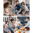 thumbnail image 7 of Pogiun Boys Pajama Shorts Soft Micro Fleece Pajama Bottoms for Kids Printed Plaid Design Boy's Sleepwear Gradient 6-8y, 7 of 7