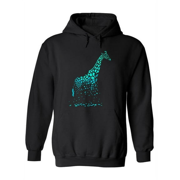 Giraffe Silhouette Fading Hoodie Women -Image by Shutterstock, Female Small
