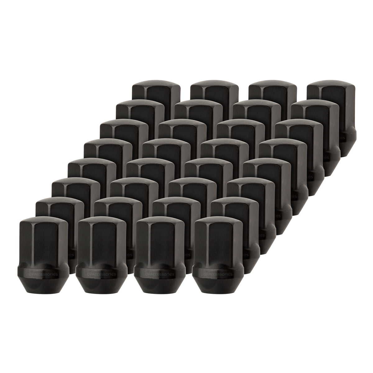 32 Black Lug Nuts for Chrysler 300 Dodge Charger Challenger Replaces