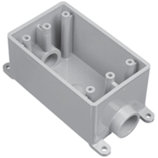 Thomas & Betts-Carlon E981FFN-CTN 1 in. 1Gang PVC Switch Box