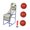 3 Balls, variant on Lipstore Kids Arcade Basketball Game Set Basketball Hoop Easy to Assemble Portable Sports 2 Balls