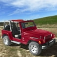 thumbnail image 7 of Shadeidea Jeep Wrangler Sun Shade TJ 1997-2006 Sunshade Top Front+Rear-Cherry Red Mesh Screen Cover UV Blocker with Grab Bag Storage Pouch-10 Years Warranty, 7 of 7