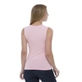 thumbnail image 4 of Women's Undershirt Tank Top Camisole Sleeveles, XXL, Pink, by Ambesonne, 4 of 4