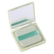 thumbnail image 4 of Lámina absorbente de aceite con espejo, accesorio de belleza portátil para maquillaje facial. Verde, 4 of 7