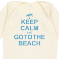 thumbnail image 4 of Inktastic Keep Calm Go to the Beach Boys or Girls Long Sleeve Baby Bodysuit, 4 of 5