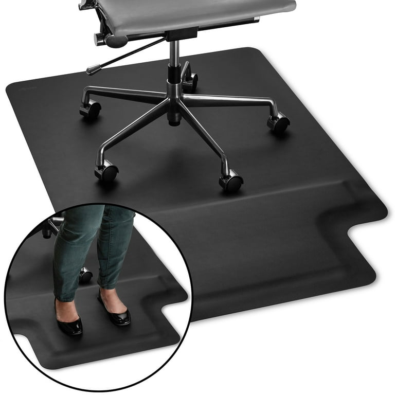8' x 10' Sprung Ash Wood Anti Fatigue Standing Desk Floor Mat with