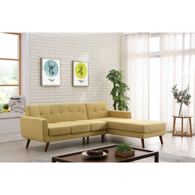 Barnet Mid Century Sectional Right Hand
