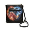 thumbnail image 2 of Kuiaobaty Fire Wolf Galaxy Print Crossbody Bag for Women, Casual Waterproof Vegan Leather Shoulder Purse with Adjustable Strap, Large Capacity Hobo Handbag Crossbody for Travel, 2 of 7