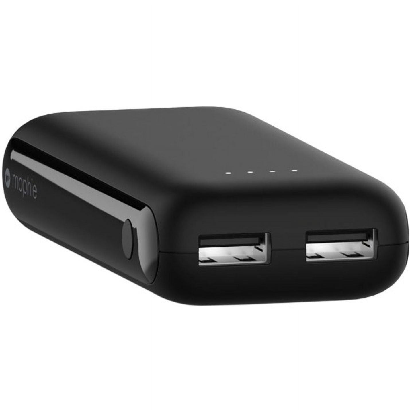 Mophie PowerBoost Portable Battery, 5,200 mAh, 4.25"H x 1.89"W x 0.89"D, Black, 401103680