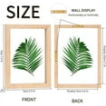 thumbnail image 3 of puthiac 8x10 Floating Picture Frames - 8"x10" Solid Oak Wood Picture Frame, Double-Sided High-Transparency Tempered Glass Floating Picture Frames 8x10,5x7,4x6 Oak Wood Frame(Set of 1), 3 of 10