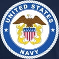 thumbnail image 3 of CafePress - U.S. Navy Emblem Dark T Shirt - Men's Classic Graphic Cotton T-Shirt, 3 of 4