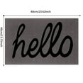 thumbnail image 2 of Welcome Door Mat with Non Slip Backing, Durable Hello Front Door Mat for Indoor Outdoor Entrance Entryway(Brown,40x60cm/16x24in), 2 of 4