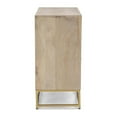 thumbnail image 6 of Rattan Cabinet with Drawers - Gold Metal Utility Storage Organizer - 30x14x29.5 Inch, 6 of 6