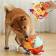 thumbnail image 2 of Pelota Interactiva para Perros para Entrenamiento de Masticación Agresiva, Alivio del Estrés, Resistencia Al Sonido de Mordida, Juguete con de Peluche., 2 of 5
