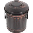 thumbnail image 5 of Cubo de cenizas para chimenea, cubo para carbón doméstico, pequeño contenedor para carbón, cubo quemador multifuncional, incinerador, 5 of 5