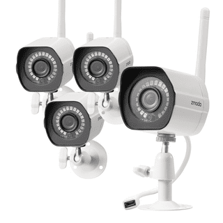 Zmodo Outdoor Security Cameras in Security Cameras White