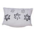 thumbnail image 1 of Vickerman QTX17542 Coussin Blanc 12 x 20 Po. Silver Flakes, 1 of 2