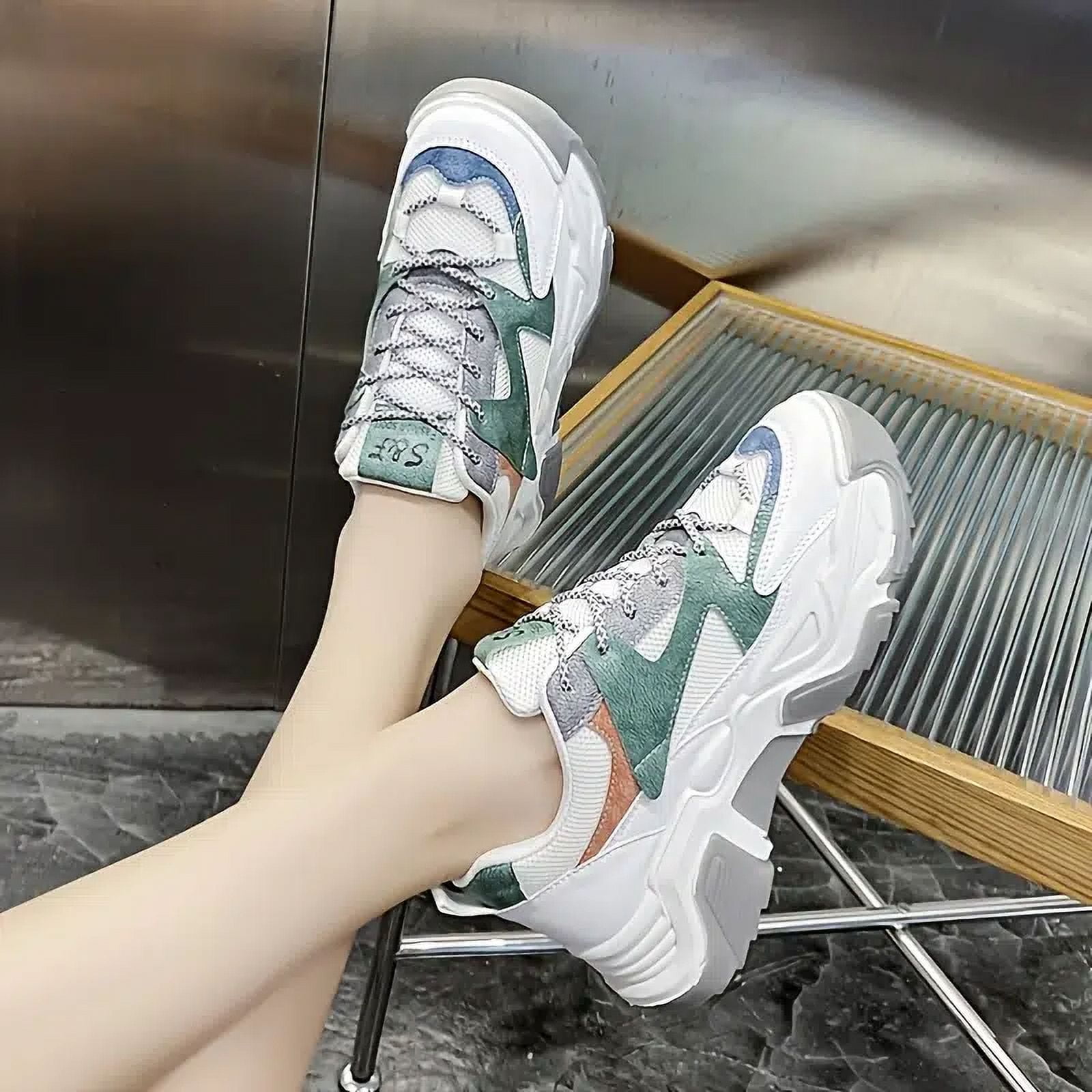 Buy Chunky Sneakers Women Platform Shoes Online in India - Etsy