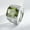 White gold (olive), variant on APIPEE Mens Titanium Engagement Wedding Band CZ Comfort Fit Gift for Dad Husband With White Gift Box Packaging