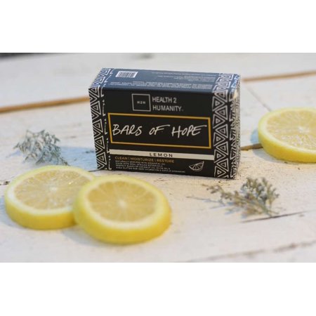 Lemon Natural Soap - Health 2 Humanity Bars of Hope Lemon - Hypo-allergenic - Natural Blended Fragrant Soap