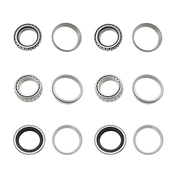 Rear Wheel Bearing and Seal Kit - Compatible with 2001 - 2016 Chevy Silverado 2500 HD 4WD 2002 2003 2004 2005 2006 2007 2008 2009 2010 2011 2012 2013 2014 2015