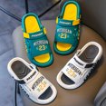 thumbnail image 4 of WBQ Cute Cartoon Slides,Children's Sandals Summer Boys Cartoon Non-slip EVA Slippers,Indoor Outdoor Lightweight Slides, 4 of 6