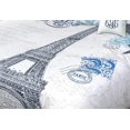 thumbnail image 2 of Safdie & Co. Couette 3PC Bleu Eiffel Bienvenue, 2 of 3