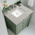 thumbnail image 3 of James Martin Vanities Brittany 30" Single Vanity, Victory Blue w/ 3 CM Eternal Serena Quartz Top, 3 of 7