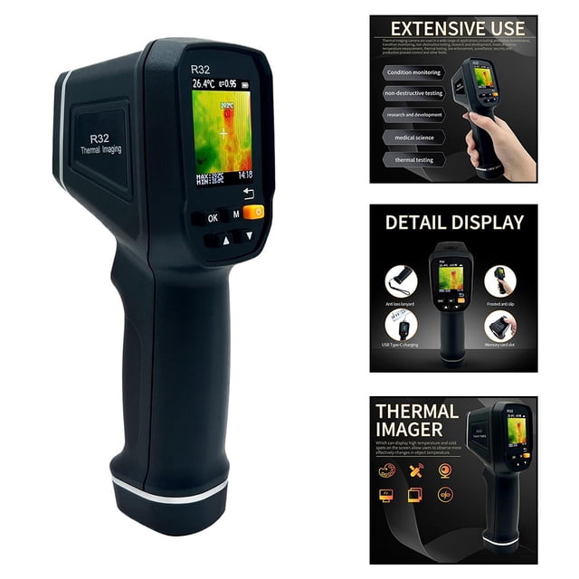 Infrared Thermal Imager Handheld Thermal Imaging Camera USB Rechargeable