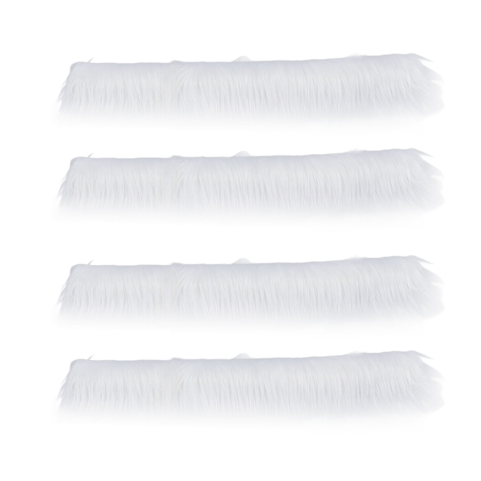 Ruban En Fausse Fourrure, 1m Ruban De Noël Large En Fausse Fourrure Tissu De Garniture, Fausse Fourrure Ruban Ruban De Coupe De Noël Pour Sapin De Noël, Décoration, Couture