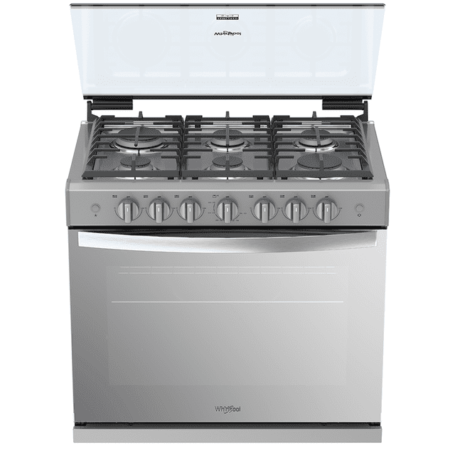 Estufa Empotrable Whirlpool Mod. WER3000D Steel Pro 9 Pzas