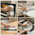 thumbnail image 6 of Christmas Kitchen Towels Set Of 2 - 18x26 Inch Ultra Absorbent Dish Towels, Soft Drying Hand Towels for Cooking, Baking & Decor, Spring/Summer Home Aesthetic., 6 of 7