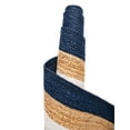 thumbnail image 4 of Indian Handmade Braided Navy Blue & White Boder Natural Jute Area Rug, Home Décor Rug, Jute Rug for Bedroom, Dining Room, living room, Doormat Rug Size - 2.6' x 9' (78 cm x 270 cm), 4 of 5
