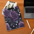 thumbnail image 5 of FORMRS A4 Clipboard Folder with Pen Holder Horizontal Foldable School Office Binder, Roses and Pearls, 5 of 9