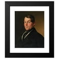 thumbnail image 2 of Franz Dobiaschofsky 12x14 Black Modern Framed Museum Art Print Titled - Portrait (1848), 2 of 5